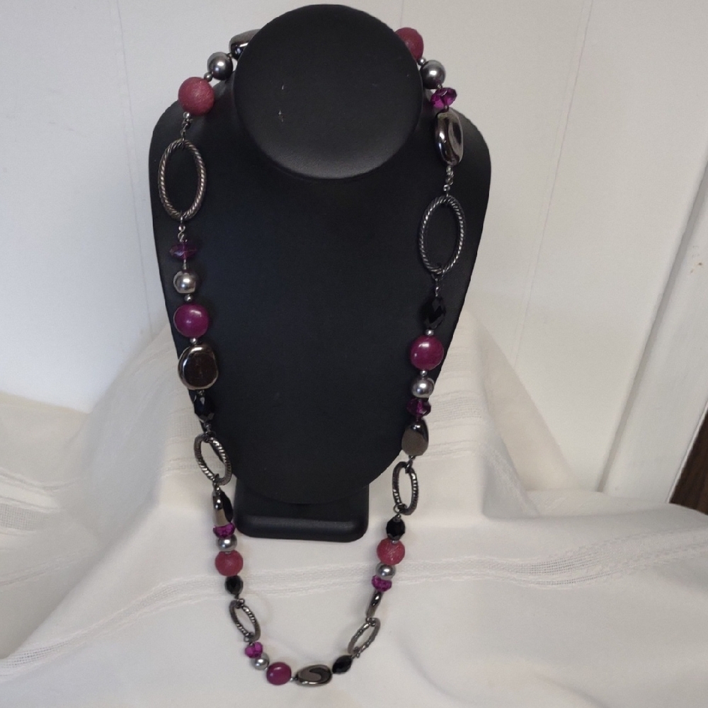 Multi-Color Beaded Necklace